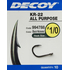 Крючок Decoy KR-22 Black Nickeled #2 (10 шт/уп), фото 