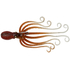 Силікон Savage Gear 3D Octopus 100mm 35.0g Brown Glow (поштучно), Довжина силікону: 100mm, Колір силікону: Brown Glow, фото 