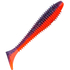 Силікон Keitech Swing Impact FAT 3.3" (7 шт/упак), колір:pal#09 violet fire, Довжина силікону: 3.3" (8.4 см), Колір силікону: PAL#09 Violet Fire, фото 