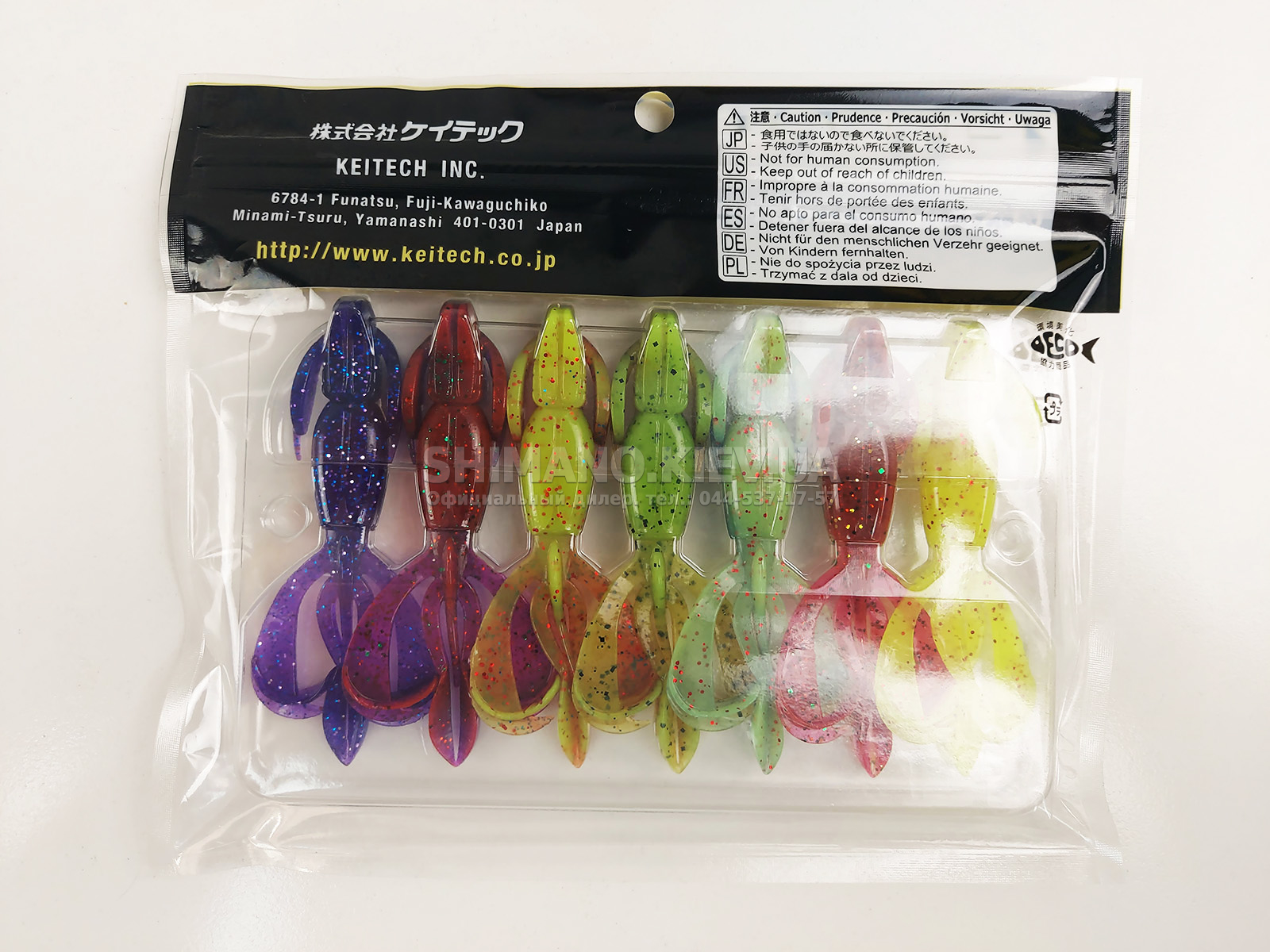 KEITECH:: Мікс Keitech Crazy Flapper 3.6