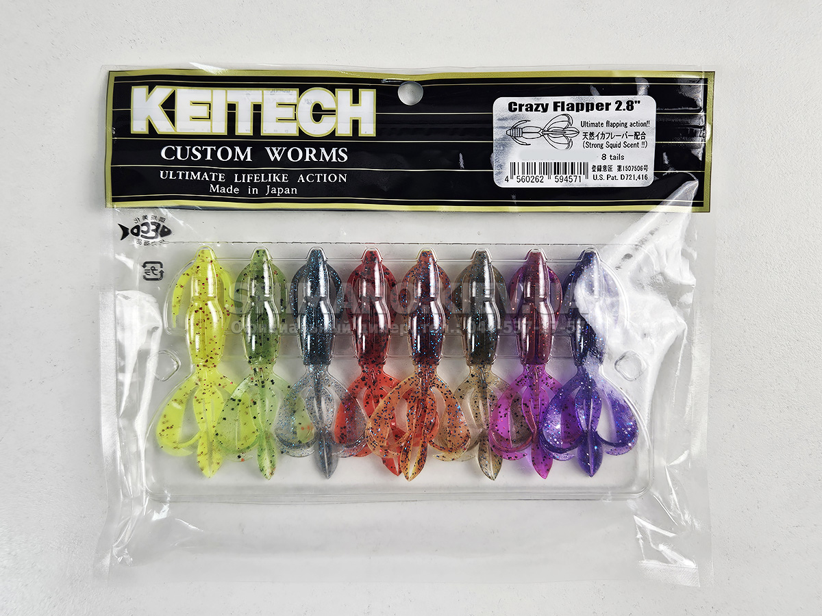 k.catcher.2  KEITECH:: Мікс Keitech Crazy Flapper 2.8
