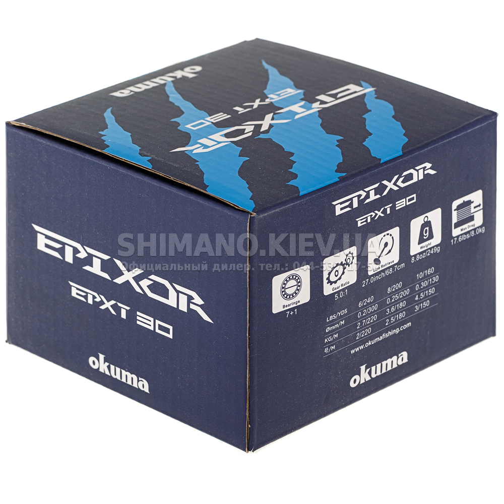 Epxt ::OKUMA:: Котушка Okuma Epixor XT EPXT-30 7+1BB 5.0:1 - 2440грн. купити ...