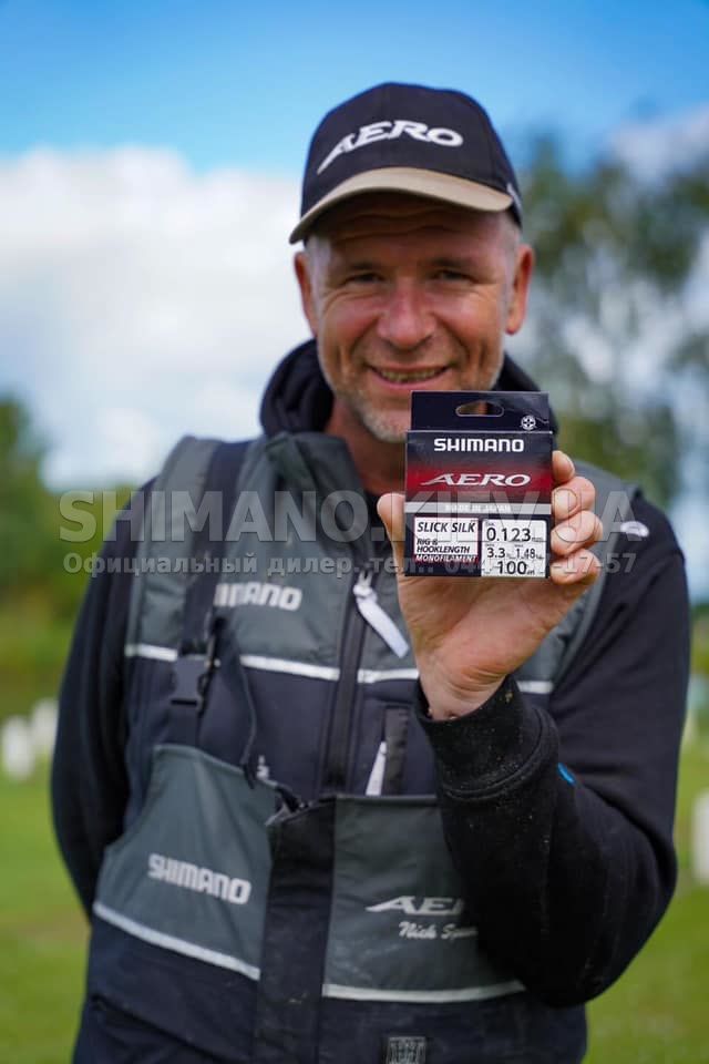 SHIMANO:: Леска Shimano Aero Slick Silk Rig/Hooklength 100m 0.086