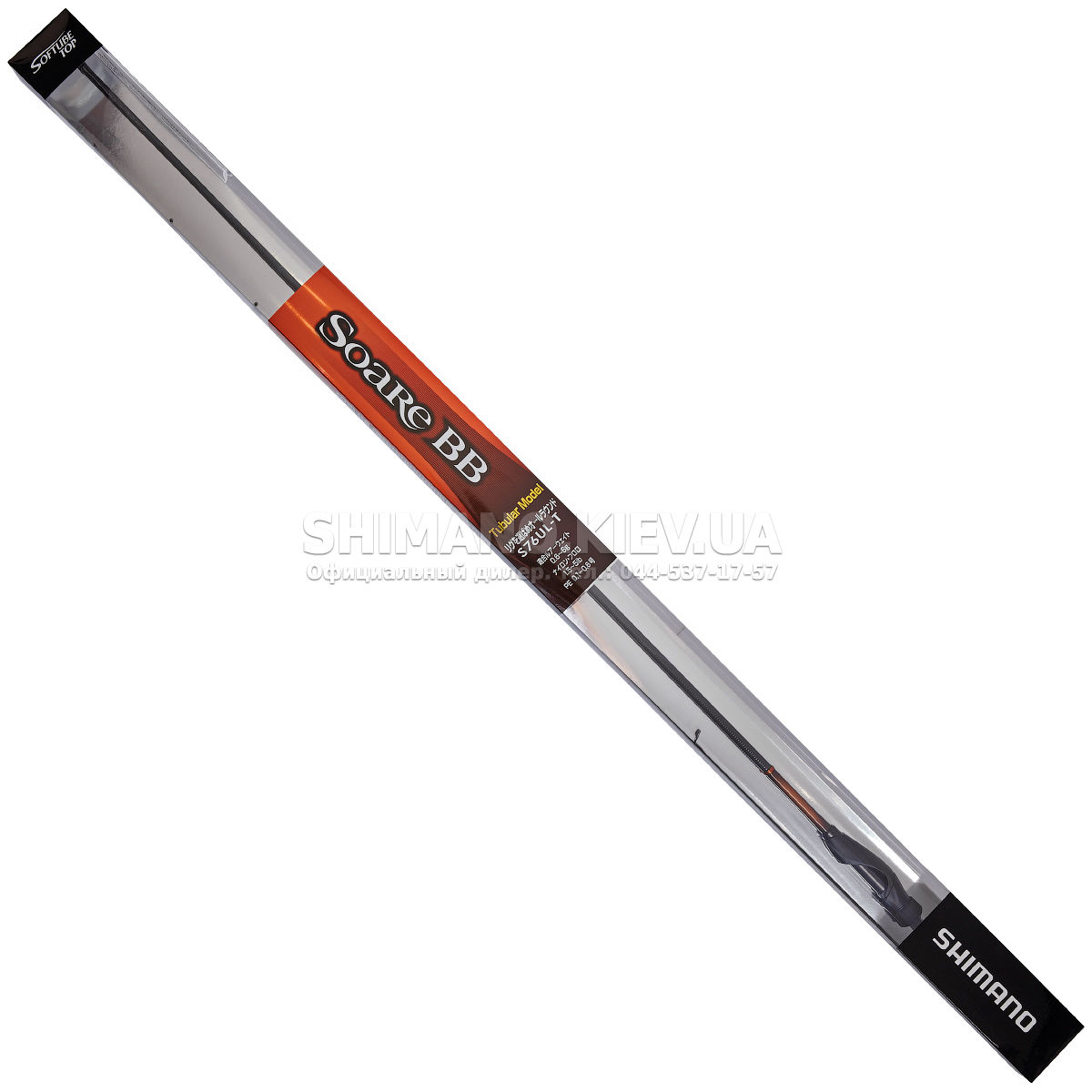 SHIMANO:: Спінінг Shimano Soare BB 19 S76ULT 2.29m 0.6-6g