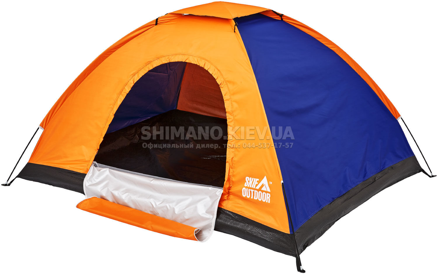 SKIF OUTDOOR:: Палатка Skif Outdoor Adventure I (Orange-Blue), 2-местная,  размер 200x150см - 1260грн. Купить - в Киеве, Харькове, Одессе, Днепре,  Запорожье, Украине | SHIMANO.KIEV.UA