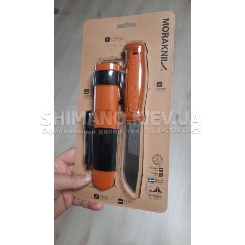 Аксессуары :: Ножи :: Нож Morakniv Kansbol Survival Kit. Orange