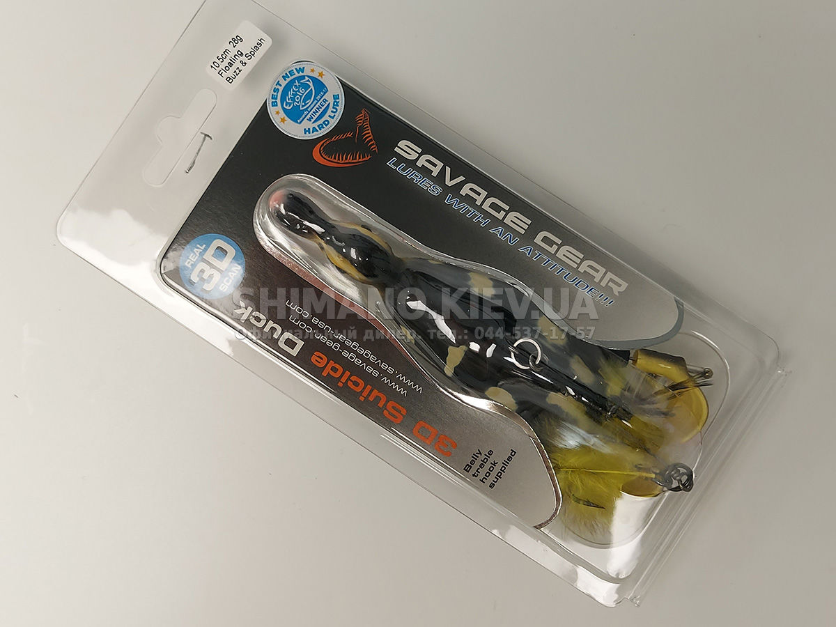 SAVAGE GEAR:: Воблер Savage Gear 3D Hollow Duckling weedless L